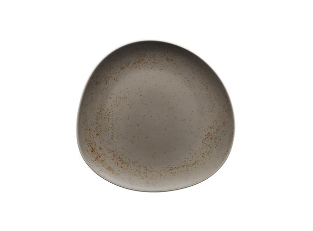 POTTERY tallerken coupe asym. Ø:150mm Dekor: Unique Light Grey